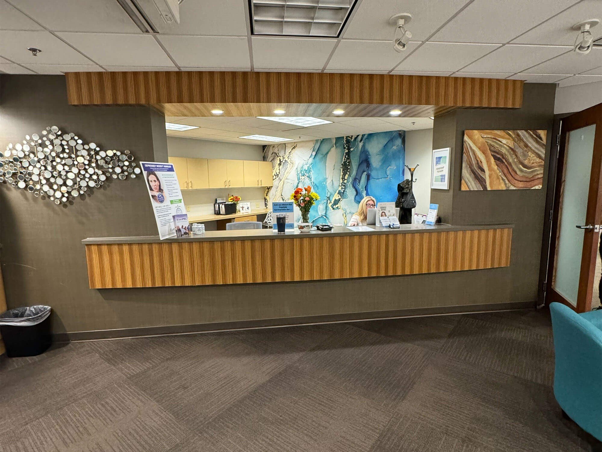 MKE Aesthetics & Wellness med spa clinic interior in Wauwatosa, WI
