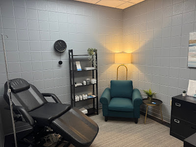 Treatment room at MKE Aesthetics Pleasant Prairie office