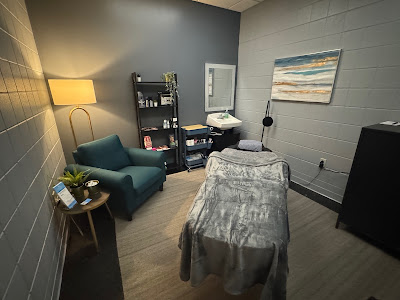 Treatment suite at MKE Aesthetics Pleasant Prairie office